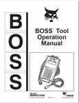 Bobcat Loader BOSS Tool Operation & Maintenance Manual 6720658 - Manual labs