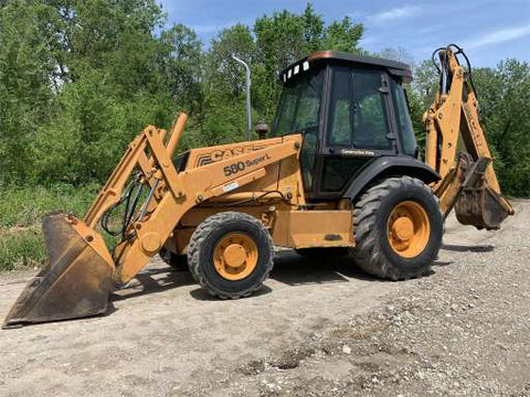 CASE 580L & 590L SUPER BACKHOE LOADER TRACTOR Service Repair Manual - Manual labs