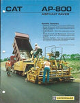 CATERPILLAR AP-800 ASPHALT PAVER SERVICE REPAIR MANUAL 1BF - Manual labs