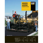 CATERPILLAR AS2251 ASPHALT SCREED SERVICE REPAIR MANUAL ASP - Manual labs