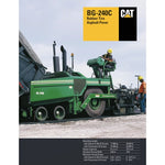 CATERPILLAR BG-240C ASPHALT PAVER SERVICE REPAIR MANUAL AGL - Manual labs