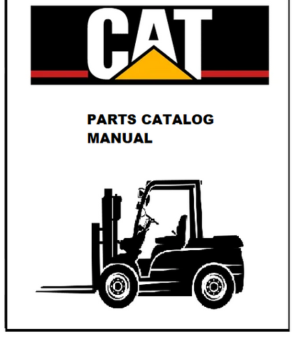 CAT Caterpillar V60D V70D V80D Forklift Parts Catalog Manuals PDF Download - Manual labs