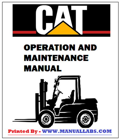 Download PDF For DP50CN1 Caterpillar Forklift Operation And Maintenance Manual