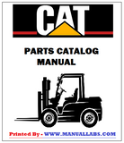 PDF Download (CAT) Caterpillar T40E, T50E Forklift Parts Catalog Manual