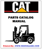 Download PDF For WT45BM Caterpillar Forklift Parts Catalog Manual