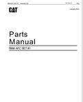 Download PDF For Caterpillar BI014255 Bucyrus Armored Face Conveyor PARTS CATALOG MANUAL - BMA, AFC, SET #1 (2013)