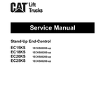 (CAT) Caterpillar EC18KS Forklift Service Manual - PDF File