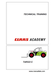 CLAAS ACADEMY TARGO C40 C50 Tractor Technical Training Service Manual - Manual labs