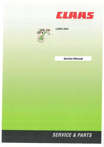 CLAAS LINER 3000 (with Communicator) Hydraulic, Electric System Technical Service Manual - Manual labs