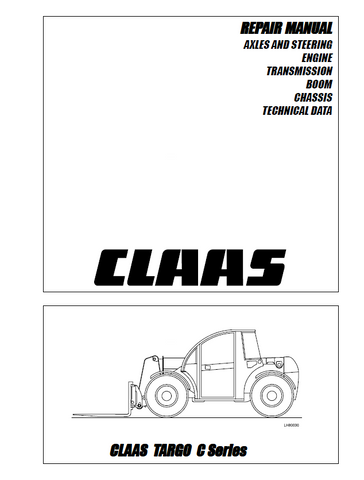 CLAAS TARGO C Series Workshop Tractor Service Repair Manual - Manual labs