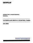 OPERATION & MAINTENANCE MANUAL - (CAT) CATERPILLAR EMCP4.4 UCONTROL PANEL S/N MW9 PDF DOWNLOAD - Manual labs
