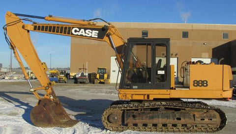 Case 888 Turntable Leveler Crawler Excavator Service Repair Manual Don 8-88642 - Manual labs