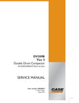 Case DV209B Tier 3 Double Drum Compactor Service Repair Manual 48038047 - Manual labs