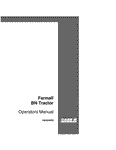 Case IH BN Tractor Farmall Operator's Manual 1004046R2 - Manual labs