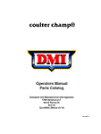 Case IH DMI Coulter Champ OM & PC Operator's Manual 00100310 - Manual labs