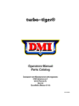 Case IH DMI Turbo - Tiger OM & PC Operator's Manual 00100460 - Manual labs