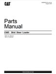 Caterpillar CAT 236D Skid Steer Loader Parts Catalog Manual MPW1-UP, SEN1-UP - Manual labs