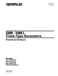 Caterpillar Cat 330D, 330D L Track Type Excavator Parts Catalog Manual LCJ, NEF, PFC, RDK - Manual labs