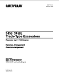Caterpillar Cat 345B, 345BL Track Type Excavator Parts Catalog Manual 6MW, 8RW - Manual labs