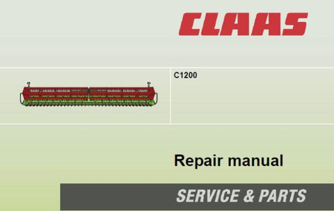 Claas C1200 Cutting Unit Service Repair Manual - Manual labs