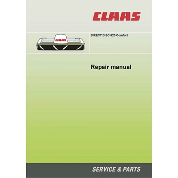 Claas DIRECT DISC 520 Comfort Service Repair Manual - Manual labs