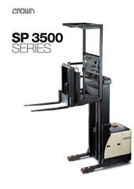 Crown Forklift SP3500, SP3571, SP3581 Series AC Traction Service Repair Manual - Manual labs