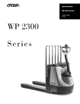 Crown Forklift WP 2300S Series Service Repair Manual - Manual labs