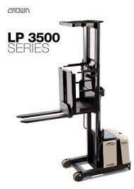 (LP3500) Crown LP 3500 Series Forklift Service Repair Manual E-Book - Manual labs