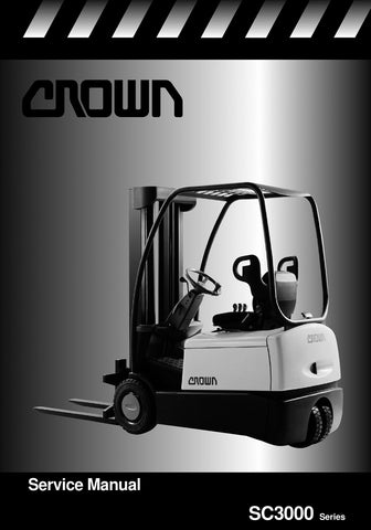 SC3000 Series Crown Forklift Service Repair Manual - Manual labs
