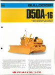 D50A-16 Komatsu Bulldozer Parts Catalog Manual S/N 65001-UP