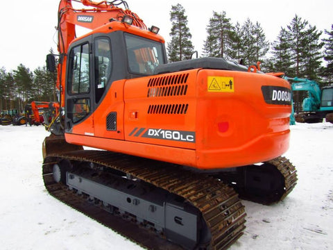 Doosan DX160LC-3 Excavator Workshop Service Repair Manual SN: From 1001 - Manual labs