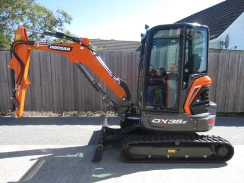 Doosan DX35Z Track Excavator Workshop Service Repair Manual SN: From 5001 - Manual labs