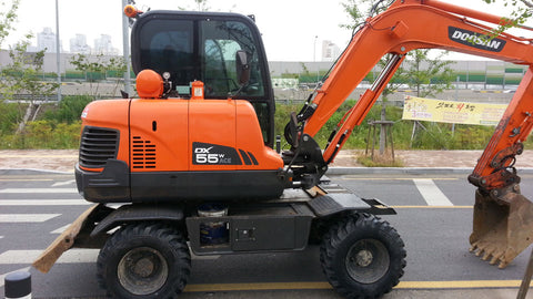 Doosan DX55W Wheel Excavator Workshop Service Repair Manual SN: From 5001 - Manual labs