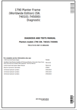 John Deere 1790 Planter Frame Operation, Maintenance & Diagnostic Test Service Manual TM111719 - PDF File - Manual labs