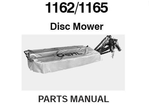 1162 / 1165 - Gehl Disc Mower Parts Manual - Manual labs