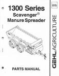1330 - Gehl Truck Mounted Scavenger Spreader Parts Manual - Manual labs