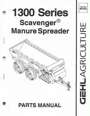 1330 - Gehl Truck Mounted Scavenger Spreader Parts Manual - Manual labs