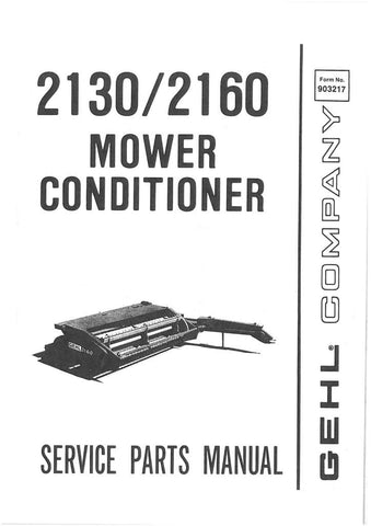 2130 / 2160 - Gehl Mower Conditioner Parts Manual - Manual labs