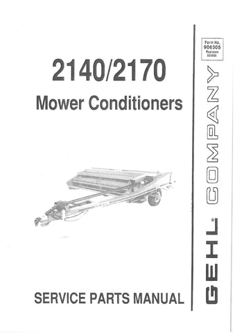 2140 / 2170 - Gehl Mower Conditioner Parts Manual - Manual labs