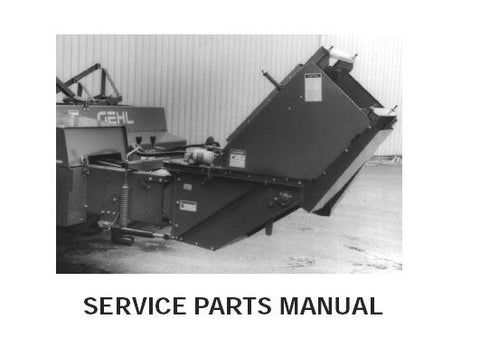 3200 - Gehl Rectangular Bale Thrower Service Parts Manual - Manual labs