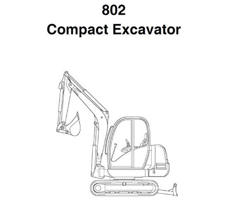 802 - Gehl Compact Excavators Service Repair Manual PDF Download - Manual labs