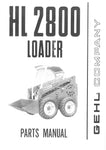 HL2800 - GEHL Loader Parts Catalog Manual PDF Download (Form No.902407) - Manual labs