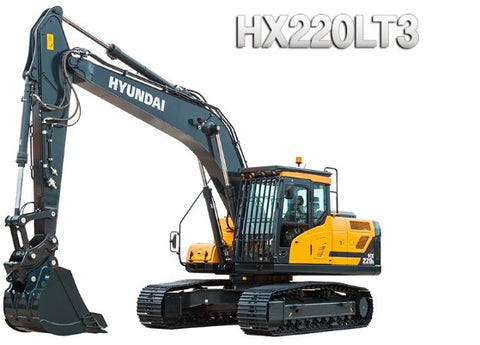 Service Repair Manual - Hyundai HX220LT3 Crawler Excavator PDF Download - Manual labs