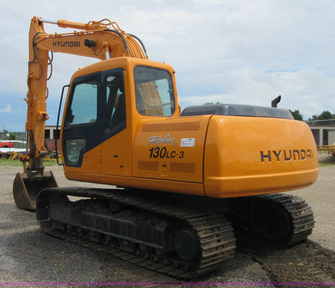 Service Repair Manual - Hyundai R130LC-3 Crawler Excavator PDF Download - Manual labs