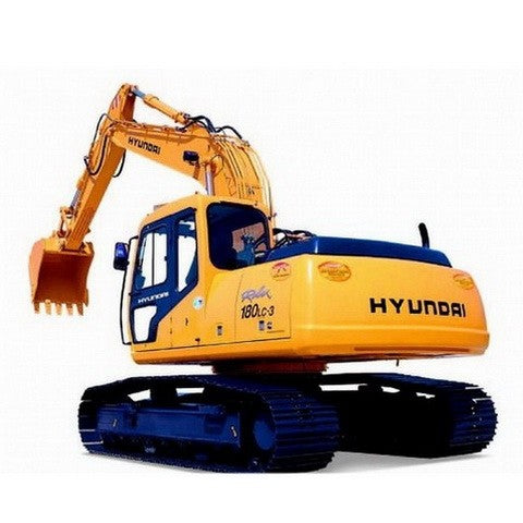 Service Repair Manual - Hyundai R180LC-3 Crawler Excavator PDF Download - Manual labs