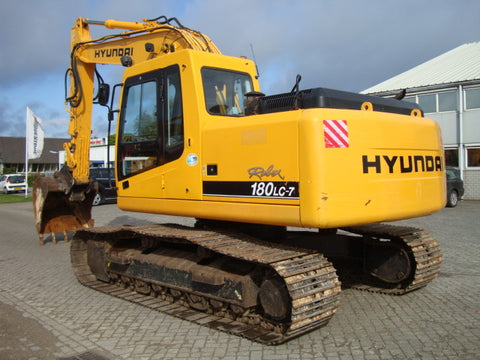 Service Repair Manual - Hyundai R180LC-7 Crawler Excavator PDF Download - Manual labs