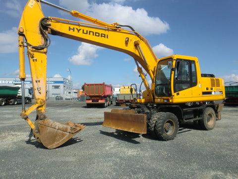 Service Repair Manual - Hyundai R200W-7 Wheel Excavator PDF Download - Manual labs