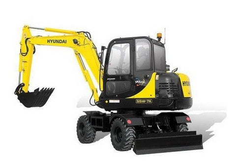 Service Repair Manual - Hyundai R55W-7A Wheel Excavator PDF Download - Manual labs