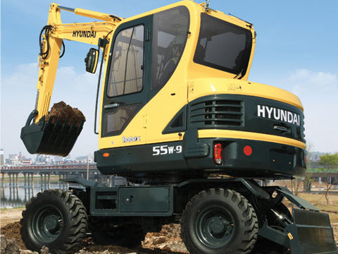 Service Repair Manual - Hyundai R55W-9 Wheel Excavator PDF Download - Manual labs