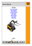 JCB 515-40 Telescopic Handler Workshop Service Repair Manual 1627500-1628499 - Manual labs